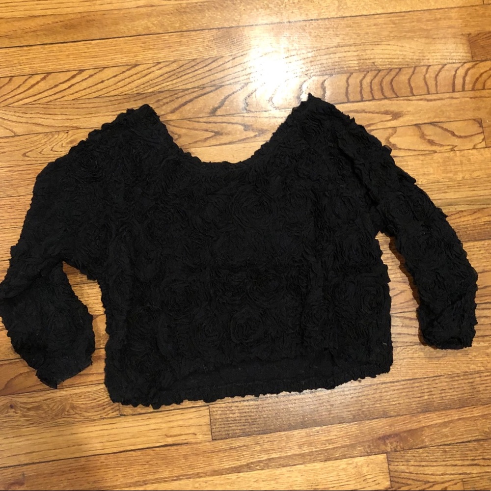 American apparel floral top